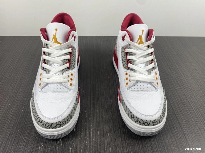 Cheap LUCY Red CT8532-126 Retro Jordan 3 Cardinal 0713